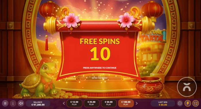Fortune Tarta - ræsingu Free Spins